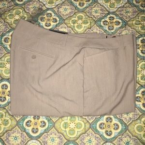 Beige slacks, Modern Fit